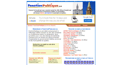 Desktop Screenshot of fonctionpublique.ca