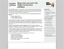 Tablet Screenshot of fonctionpublique.org